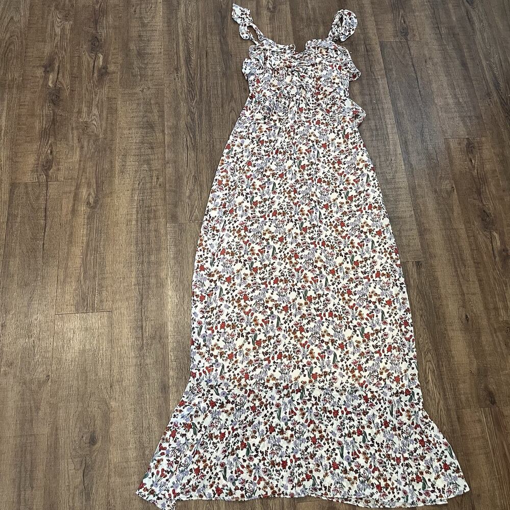 Vici Floral Maxi Dress/ Ruffles / Size Small
